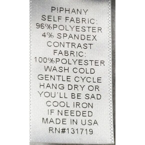 Piphany Carmine Dress Size Medium Blue Red Plaid Pockets Work Office Preppy - Picture 6 of 9